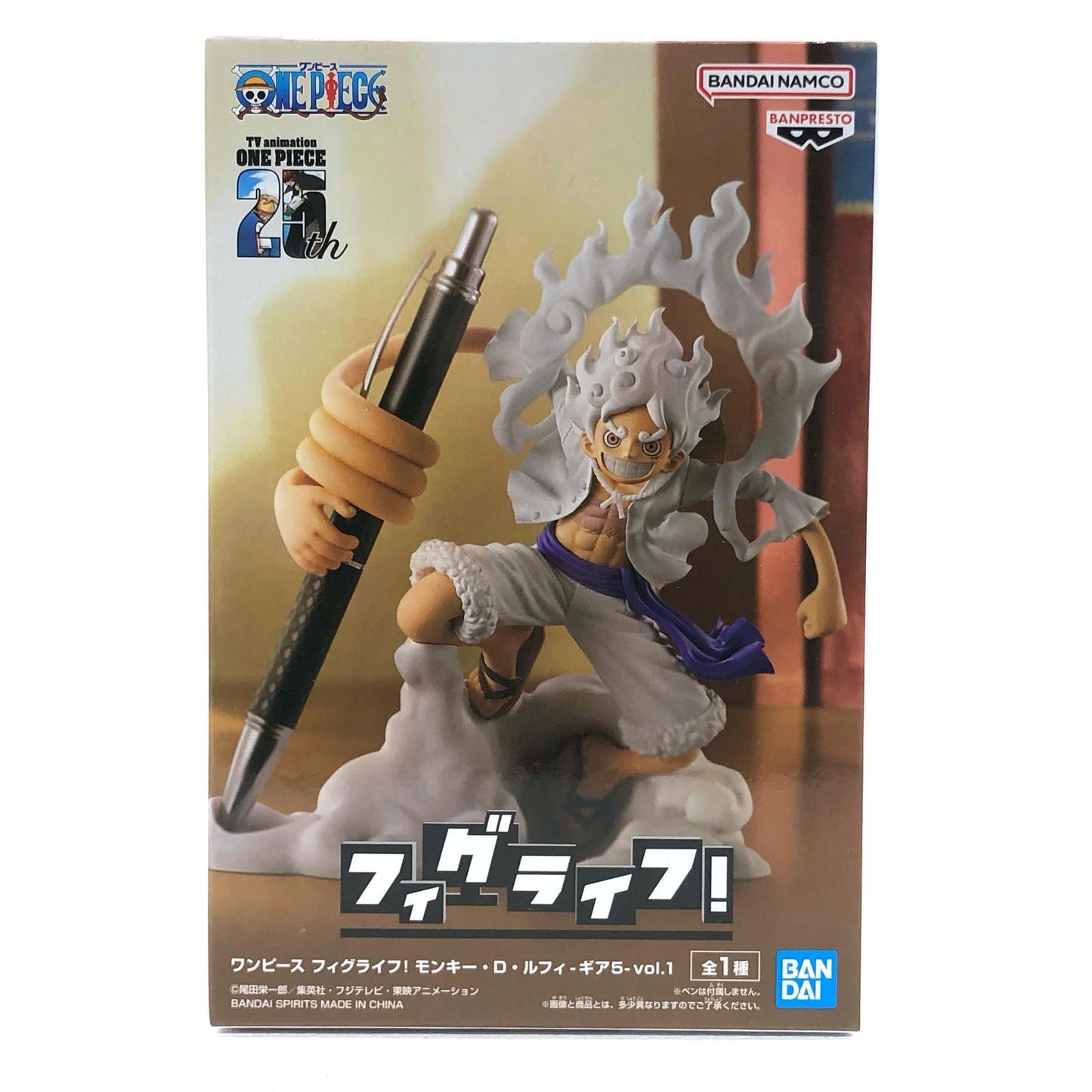 【中古】 ルフィ-ギア5-vol.1フィグライフ!「ワンピース」【フィギュア】