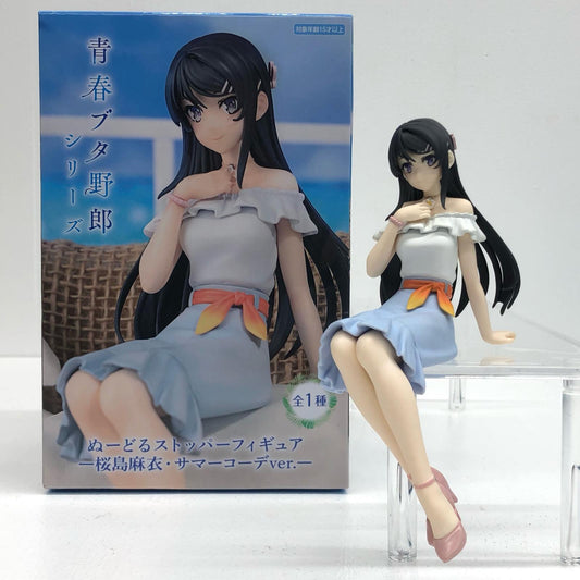 【中古】 桜島麻衣・サマーコーデver.ぬーどるストッパーフィギュア「青春ブタ野郎シリーズ」【フィギュア】【飾磨店】
