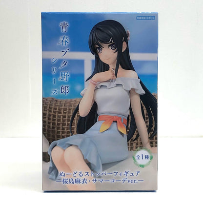 【中古】 桜島麻衣・サマーコーデver.ぬーどるストッパーフィギュア「青春ブタ野郎シリーズ」【フィギュア】【飾磨店】