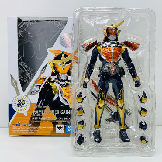 【中古】 S.H.Figuarts仮面ライダー鎧武オレンジアームズ-20KamenRiderKicksVer.-「仮面ライダー鎧武」【フィギュア】【飾磨店】
