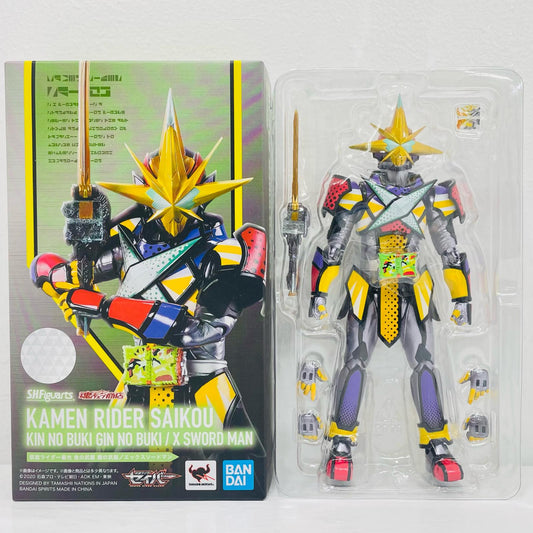 S.H.Figuarts仮面ライダー最光金の武器銀の武器/エックスソードマン「仮面ライダーセイバー」魂ウェブ商店限定【フィギュア】