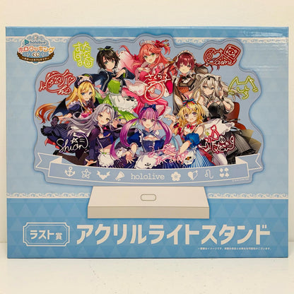 [Used] Last Prize / Acrylic Light Stand with HoloX Replica Signatures "Holo Cooking Lottery ~Holott Cafeteria~/Hololive" [Figure]