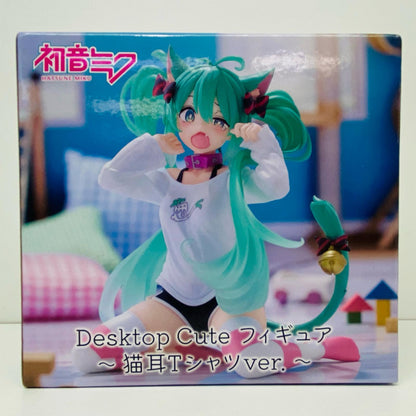 初音ミク～猫耳Tシャツver.～DesktopCuteフィギュア「初音ミク」【フィギュア】