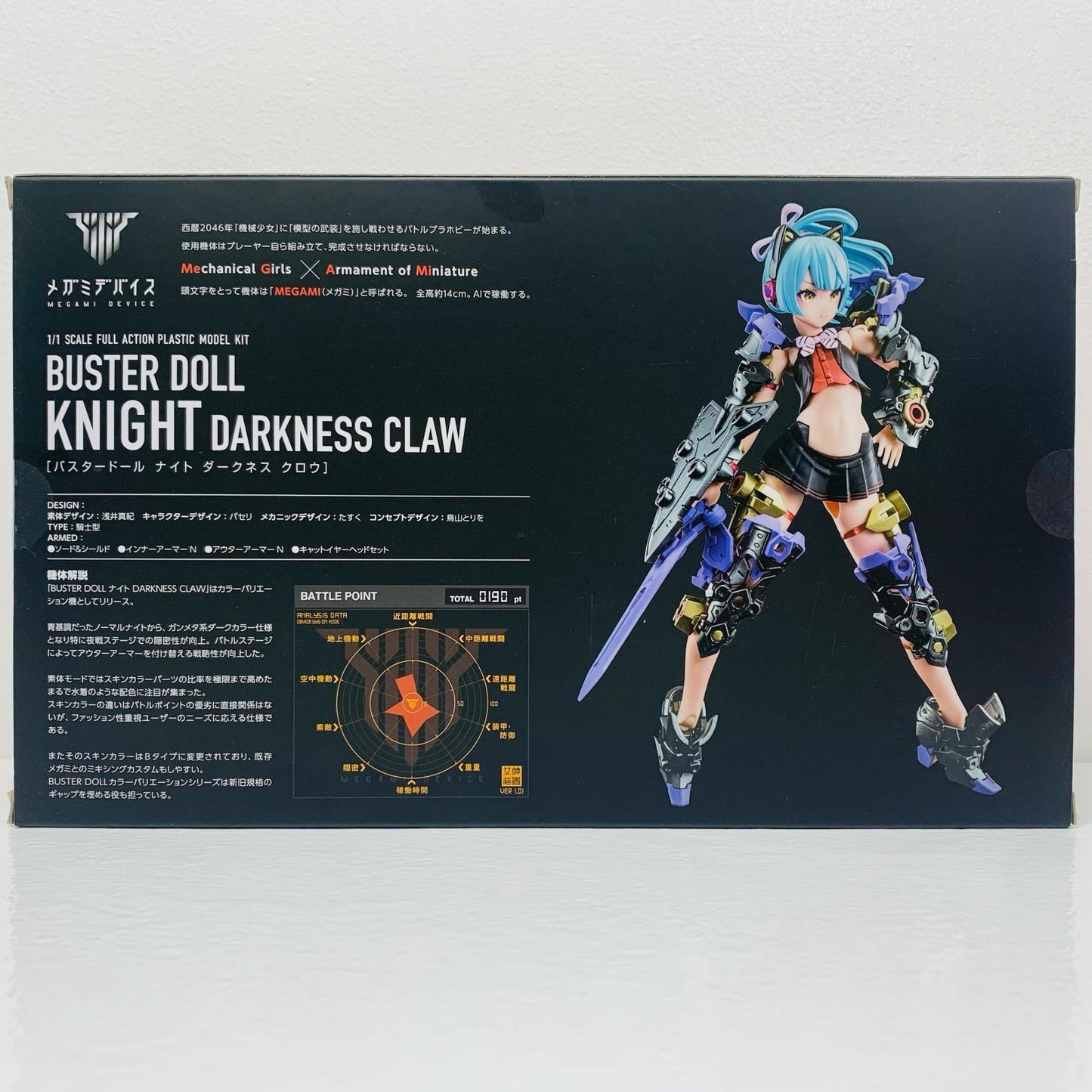 【Used】 1/1 BUSTERDOLL Knight DARKNESS CLAW "Megami Device" [KP780]