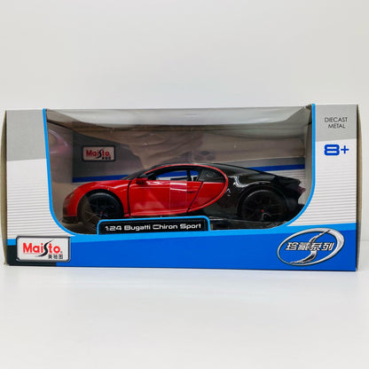 1/24 Bugatti Chiron Sport (Black x Red) [MS31524BKR]