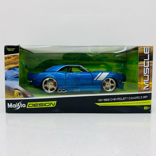 【中古】 1/24 シボレー カマロ Z28 1968(ブルー) [MS32508BL]【飾磨店】
