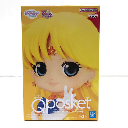 【中古】 エターナルセーラーヴィーナスA(手上げQposket-ETERNALSAILORVENUS-)「劇場版美少女戦士セーラームーンCosmos」【フィギュア】【飾磨店】