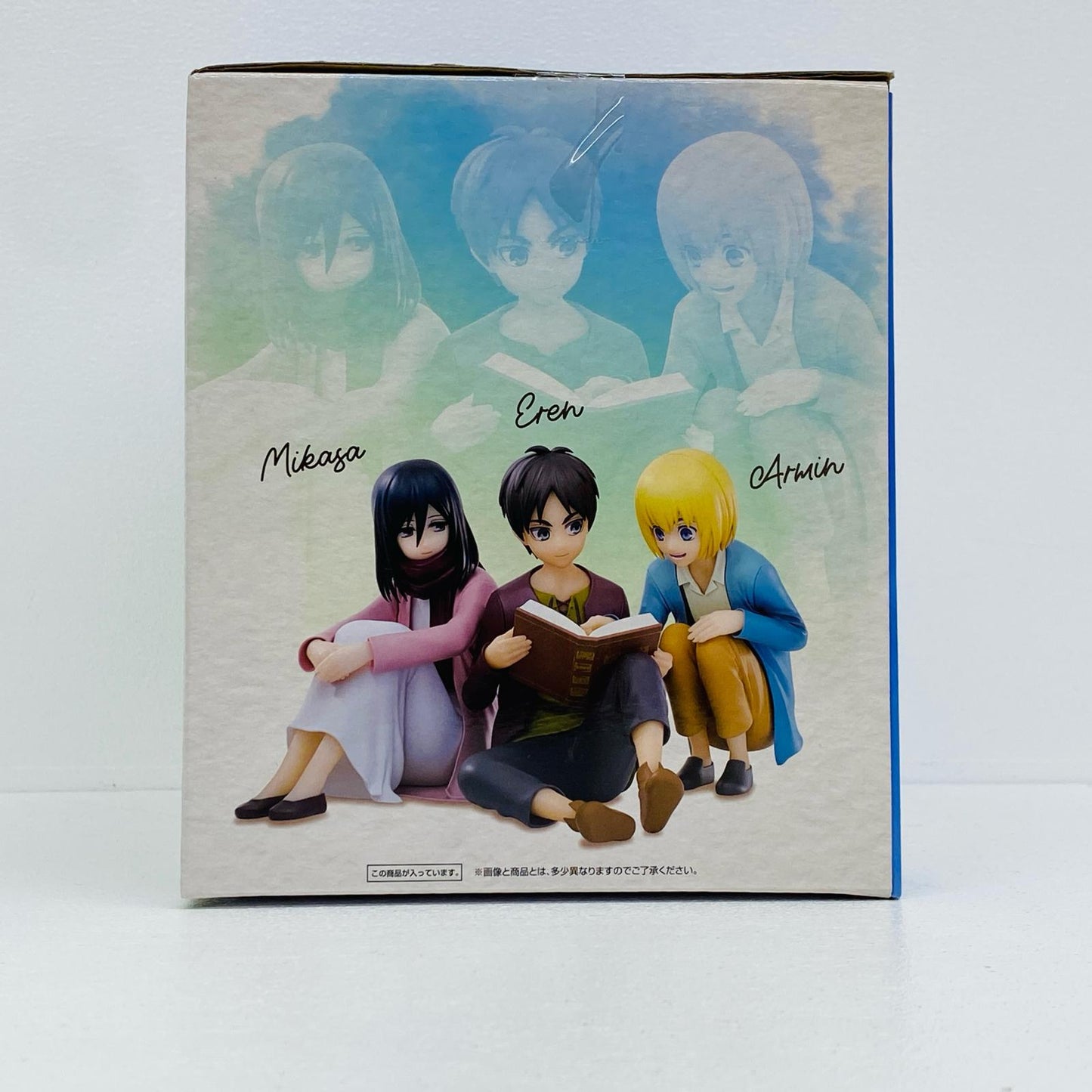 A賞エレン＆ミカサ＆アルミンフィギュア～壁の外の世界～「地鳴らし/一番くじ進撃の巨人」【フィギュア】