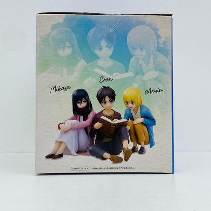 A賞エレン＆ミカサ＆アルミンフィギュア～壁の外の世界～「地鳴らし/一番くじ進撃の巨人」【フィギュア】