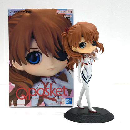 【中古】 式波・アスカ・ラングレーA(髪ブラウン)PlugsuitStyle-Qposket-式波・アスカ・ラングレー「シン・エヴァンゲリオン劇場版」【フィギュア】【飾磨店】