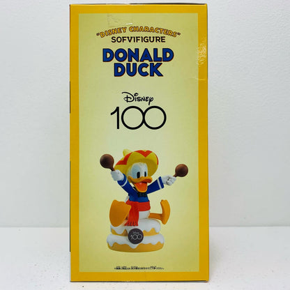 【中古】 ドナルドダックソフビフィギュア-DONALDDUCK-Disney100周年ver.「ディズニーキャラクターズ」【フィギュア】【飾磨店】