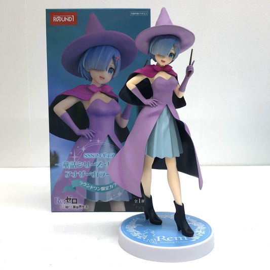 【中古】 レム-ラウンドワン限定アナザーカラーver.童話シリーズ・眠り姫SSSフィギュア「Re：ゼロから始める異世界生活」【フィギュア】【飾磨店】