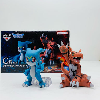 フィギュア C賞ブイモン＆ギルモン-フィギュア「光を放つ、ふたつの力/一番くじデジモンシリーズ」 ブイモン＆ギルモン 一番くじ C賞 光を放つ、ふたつの力【フィギュア】
