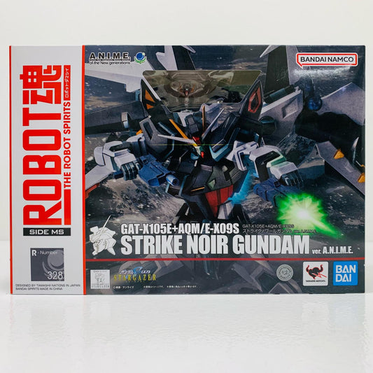 【中古】 ROBOT魂＜SIDEMS＞GAT-X105E+AQM/E-X09Sストライクノワールガンダムver.A.N.I.M.E.「機動戦士ガンダムSEEDC.E.73-STARGAZER-」【フィギュア】【飾磨店】