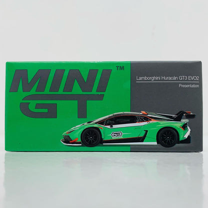 【中古】 1/64 ランボルギーニ ウラカン GT3 EVO2 プレゼンテーション (左ハンドル) 「ミニGTシリーズ」 [MGT00687-L]【飾磨店】