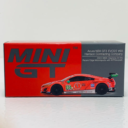 【中古】 1/64 Acura NSX GT3 EVO22 IMSA デイトナ24時間 2023 WTR Racers Edge Motorsports(左ハンドル) #93 「ミニGTシリーズ」 [MGT00617-L]