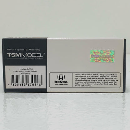 【中古】 1/64 Honda シビック Type R 2023 右ハンドル(チャンピオンシップホワイト) 「ミニGTシリーズ」 [MGT00530-R]