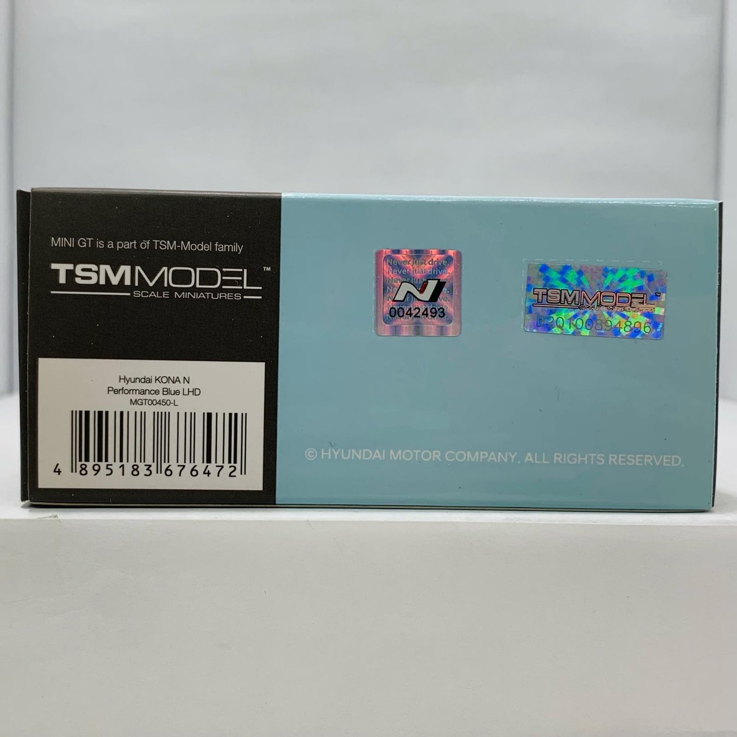 【中古】 1/64 Hyundai コナ N 左ハンドル(パフォーマンスブルー) 「ミニGTシリーズ」 [MGT00450-L]【飾磨店】