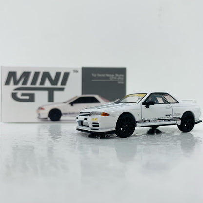 [Used] 1/64 Top Secret Nissan Skyline GT-R VR32 Right-Hand Drive (White) "MiniGT Series" [MGT00469-R]
