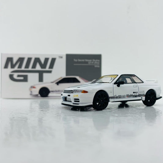 【中古】 1/64 Top Secret Nissan スカイライン GT-R VR32 右ハンドル(ホワイト) 「ミニGTシリーズ」 [MGT00469-R]