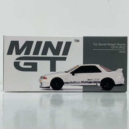 [Used] 1/64 Top Secret Nissan Skyline GT-R VR32 Right-Hand Drive (White) "MiniGT Series" [MGT00469-R]