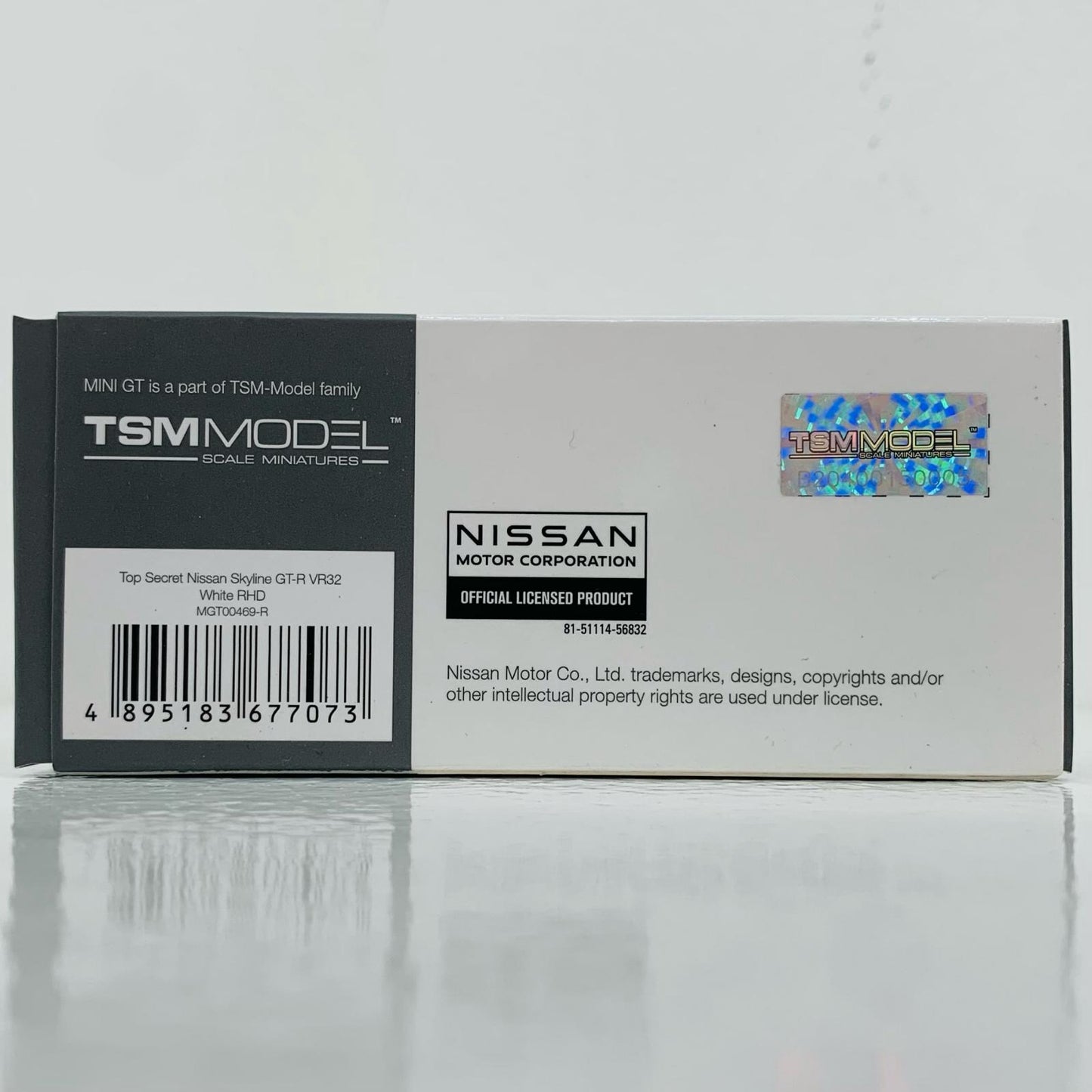[Used] 1/64 Top Secret Nissan Skyline GT-R VR32 Right-Hand Drive (White) "MiniGT Series" [MGT00469-R]