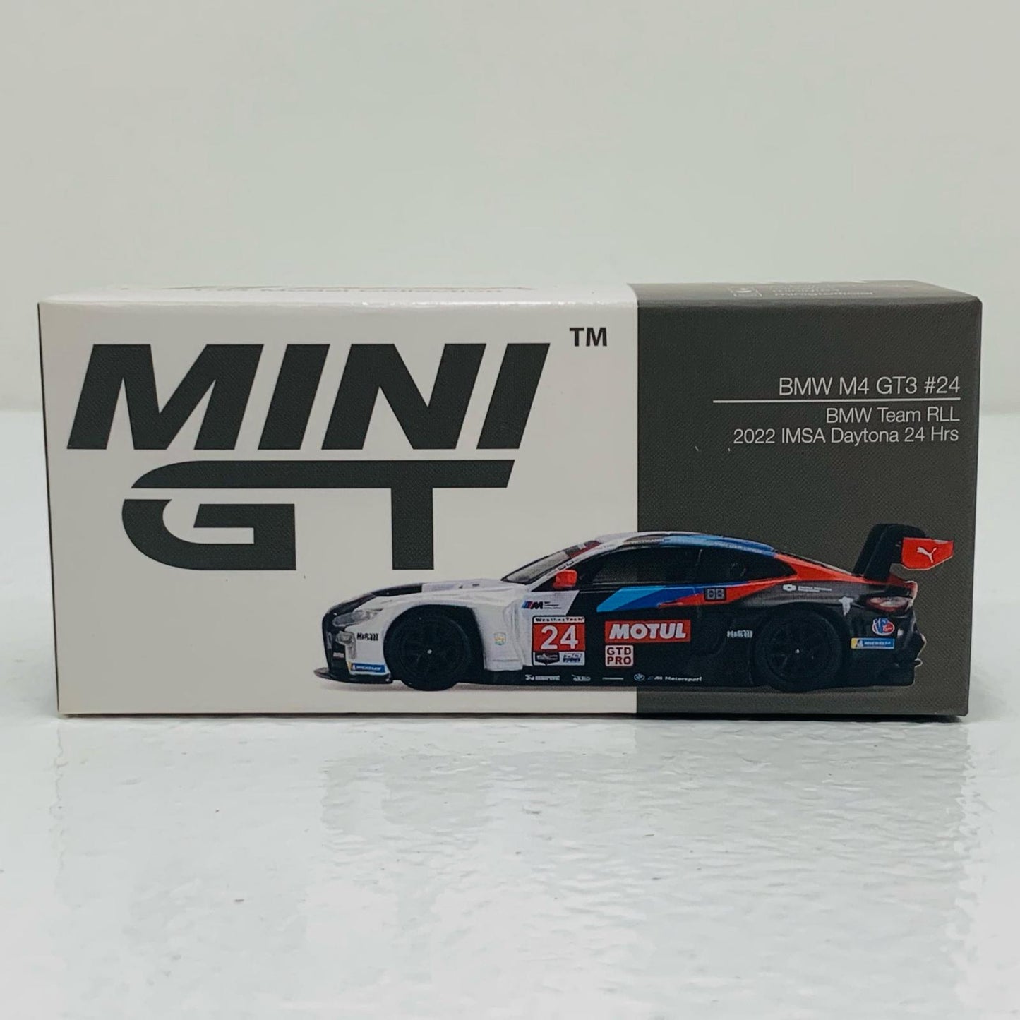 【中古】 1/64 BMW M4 GT3 IMSA デイトナ24時間 2022 #24 BMW Team RLL 左ハンドル 「ミニGTシリーズ」 [MGT00394-L]