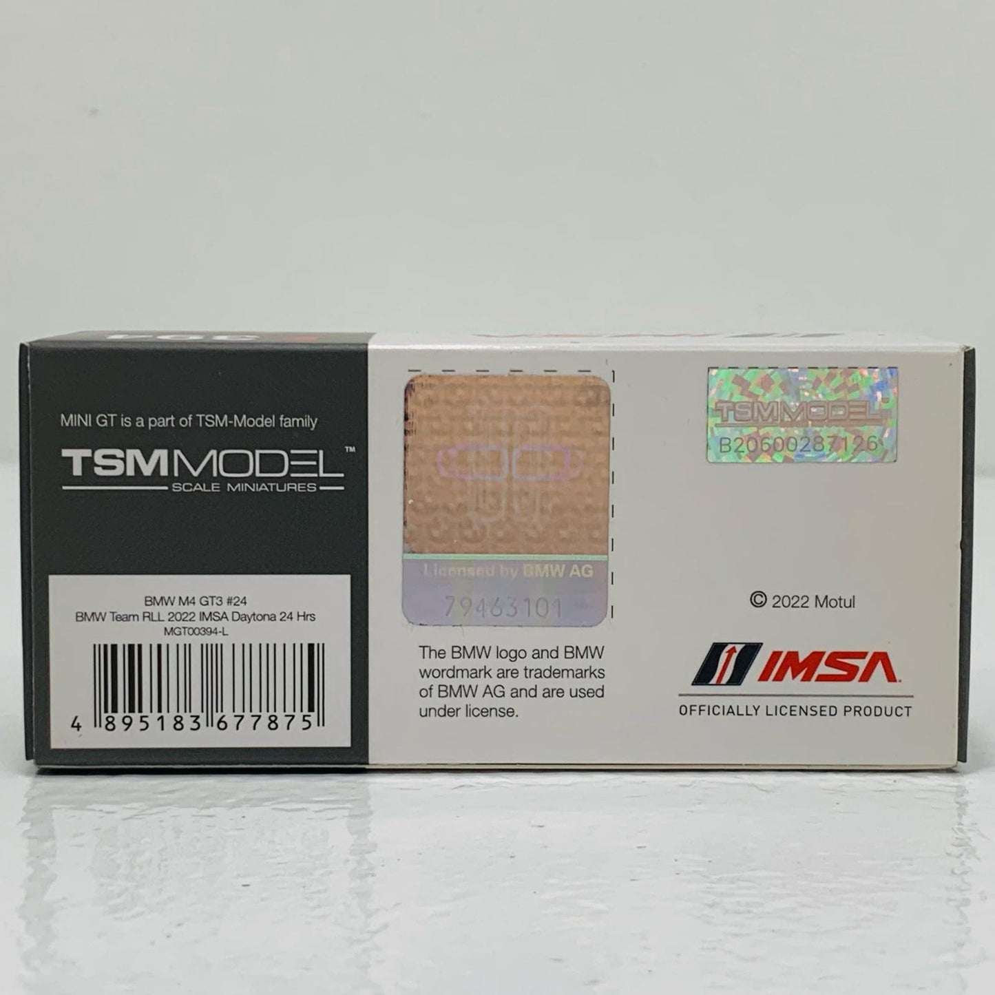 【中古】 1/64 BMW M4 GT3 IMSA デイトナ24時間 2022 #24 BMW Team RLL 左ハンドル 「ミニGTシリーズ」 [MGT00394-L]