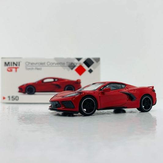 【中古】 1/64 シボレー コルベット スティングレイ 2020 左ハンドル 「MINIGTシリーズ」 [MGT00150-L]【飾磨店】