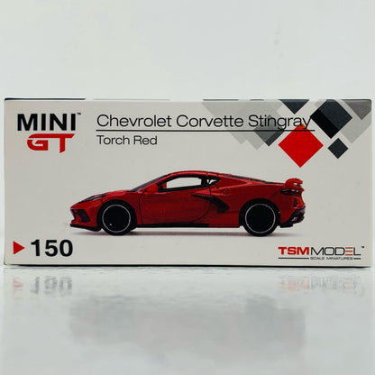 【中古】 1/64 シボレー コルベット スティングレイ 2020 左ハンドル 「MINIGTシリーズ」 [MGT00150-L]【飾磨店】