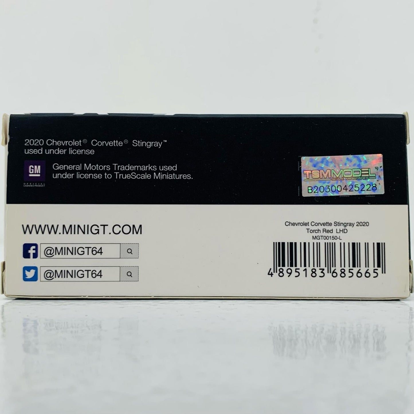 【中古】 1/64 シボレー コルベット スティングレイ 2020 左ハンドル 「MINIGTシリーズ」 [MGT00150-L]【飾磨店】