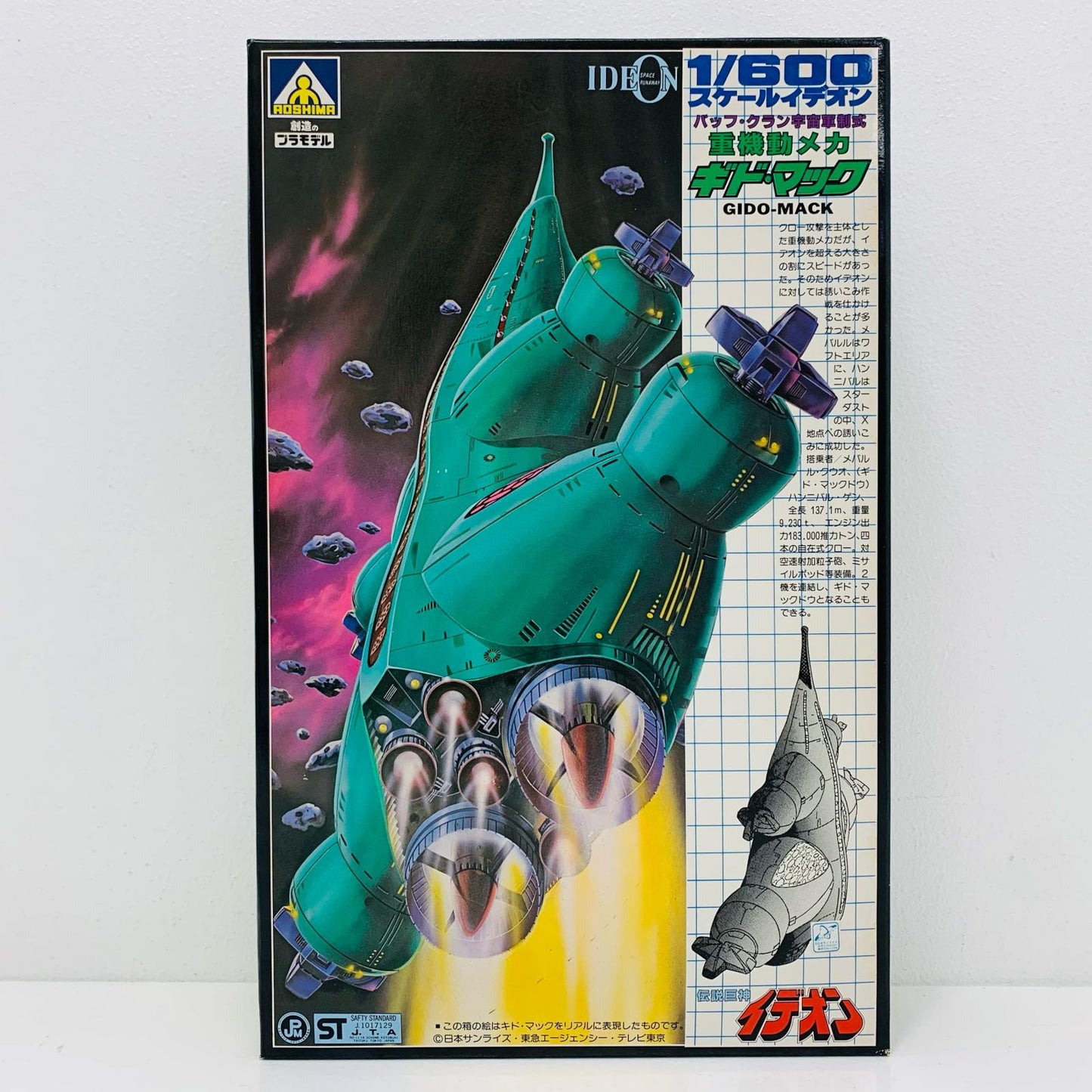 【中古】 1/600 重機動メカ ギド・マック (バッフ・クラン 宇宙軍制式) 「伝説巨神イデオン」【飾磨店】