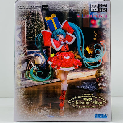 【中古】 初音ミク～クリスマス2024～Luminasta「初音ミクシリーズ」【フィギュア】【飾磨店】
