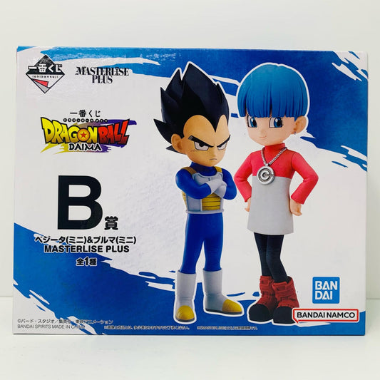 【中古】 B賞ベジータ(ミニ)&ブルマ(ミニ)MASTERLISEPLUS「DAIMA/一番くじドラゴンボール」【フィギュア】