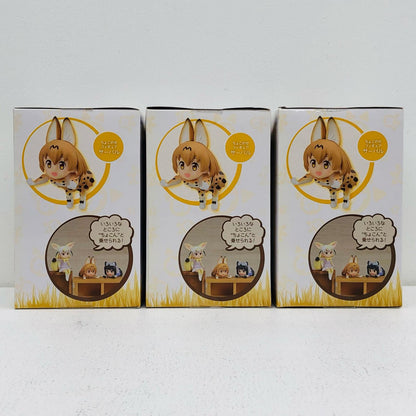 全3種セット「けものフレンズ」ちょこのせフィギュア”サーバル＆アライグマ＆フェネック”【フィギュア】