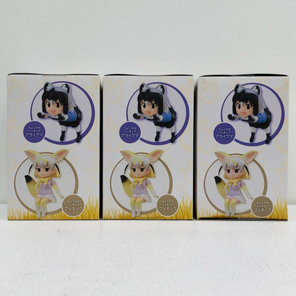 全3種セット「けものフレンズ」ちょこのせフィギュア”サーバル＆アライグマ＆フェネック”【フィギュア】