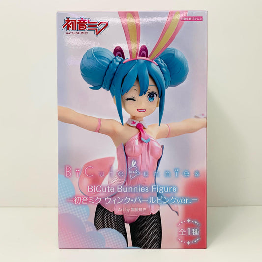 【中古】 初音ミク-ウィンク・パールピンクver.BiCuteBunniesFigure「初音ミク」【フィギュア】【飾磨店】