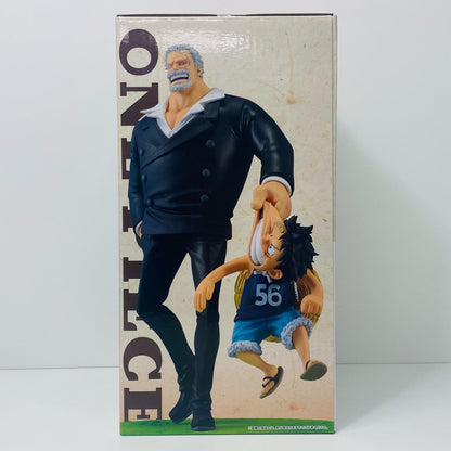 【中古】 B賞RevibleMoment-ルフィ＆ガープ-「ROADTODAWN-冒険への軌跡-/一番くじワンピース」 ワンピース フィギュア ルフィ＆ガープ 一番くじ ROADTODAWN 冒険への軌跡 B賞 Revible Moment【フィギュア】【飾磨店】