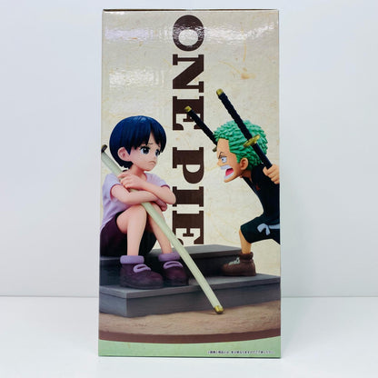 [Used] C Prize RevibleMoment -Zoro & Kuina- "ROAD TO DAWN -Traces of Adventure-/Ichiban Kuji One Piece" [Figure]