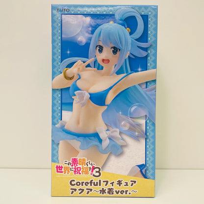 【中古】 アクア～水着ver.～Corefulフィギュア「この素晴らしい世界に祝福を！３」【フィギュア】
