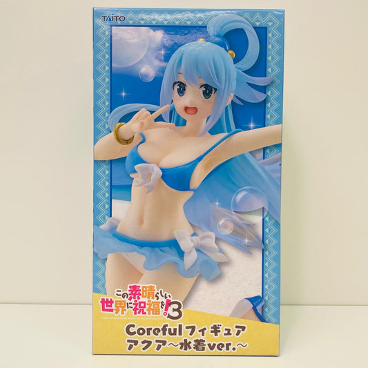 【中古】 アクア～水着ver.～Corefulフィギュア「この素晴らしい世界に祝福を！３」【フィギュア】