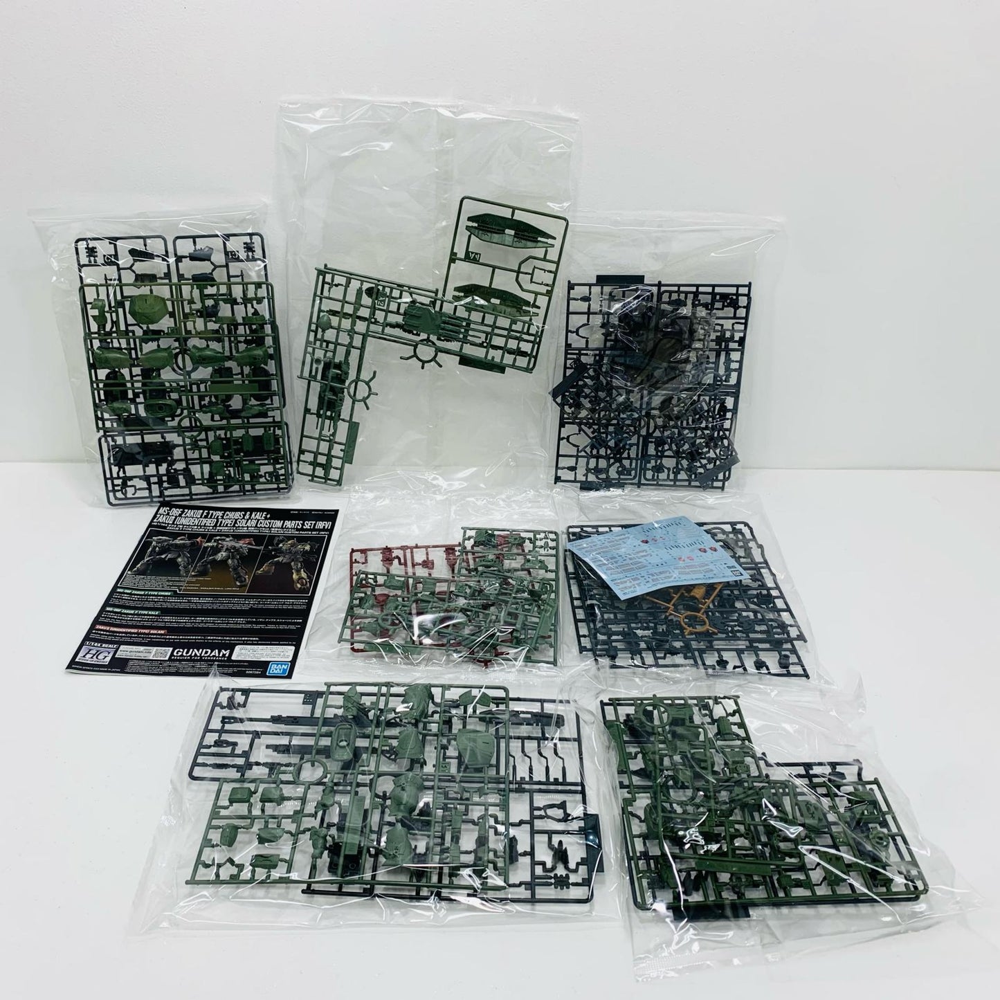 [Used] 1/144HG Zaku II Type F Chubs’ Machine & Kyle’s Machine + Unidentified Zaku II Solari’s Machine Recreation Parts Set (Requiem for Vengeance) "Mobile Suit Gundam: Requiem for Vengeance" Premium Bandai Limited [5067284]