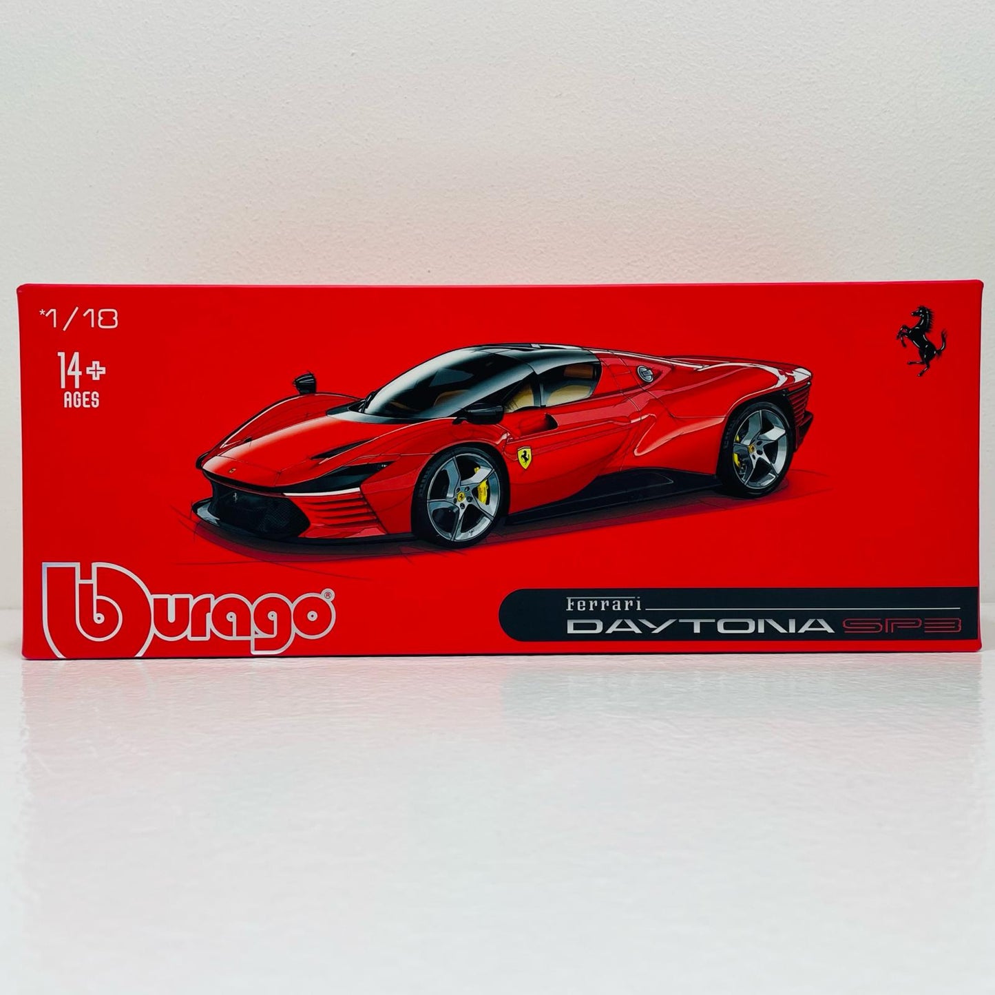 【中古】 1/18 フェラーリ デイトナ SP3 クローズルーフ 2022(レッド) [18-16912R]