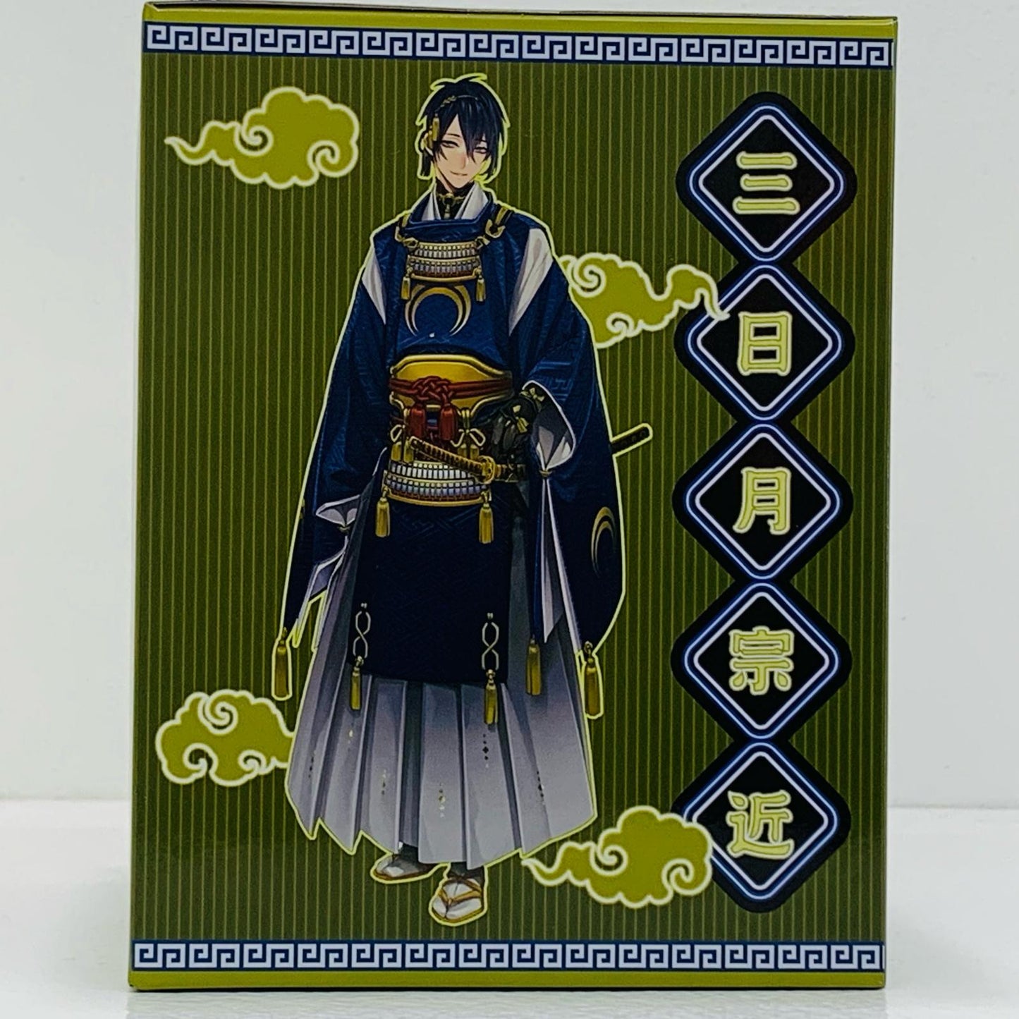【中古】 ラストゲット賞/三日月宗近ぬーどるストッパーフィギュア-まったりver.-「其ノ伍～10周年アニバーサリー/みんなのくじ刀剣乱舞ONLINE～ぬーどるストッパーの陣」【フィギュア】