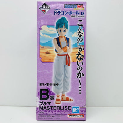 【中古】 B賞ブルマ-MASTERLISE「孫悟空修業編/一番くじドラゴンボールEX」【フィギュア】