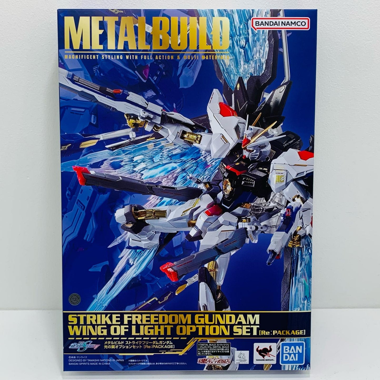METALBUILDストライクフリーダムガンダム光の翼オプションセット[Re：PACKAGE]「機動戦士ガンダムSEEDDESTINY」魂ウェブ商店限定【フィギュア】