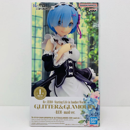 【中古】 レム-メイドver.-GLITTER&GLAMOURS「Re:ゼロから始める異世界生活」 Re：ゼロ フィギュア レム メイドver. GLITTER&GLAMOURS 2751956【フィギュア】【飾磨店】