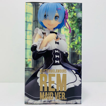 【中古】 レム-メイドver.-GLITTER&GLAMOURS「Re:ゼロから始める異世界生活」 Re：ゼロ フィギュア レム メイドver. GLITTER&GLAMOURS 2751956【フィギュア】【飾磨店】