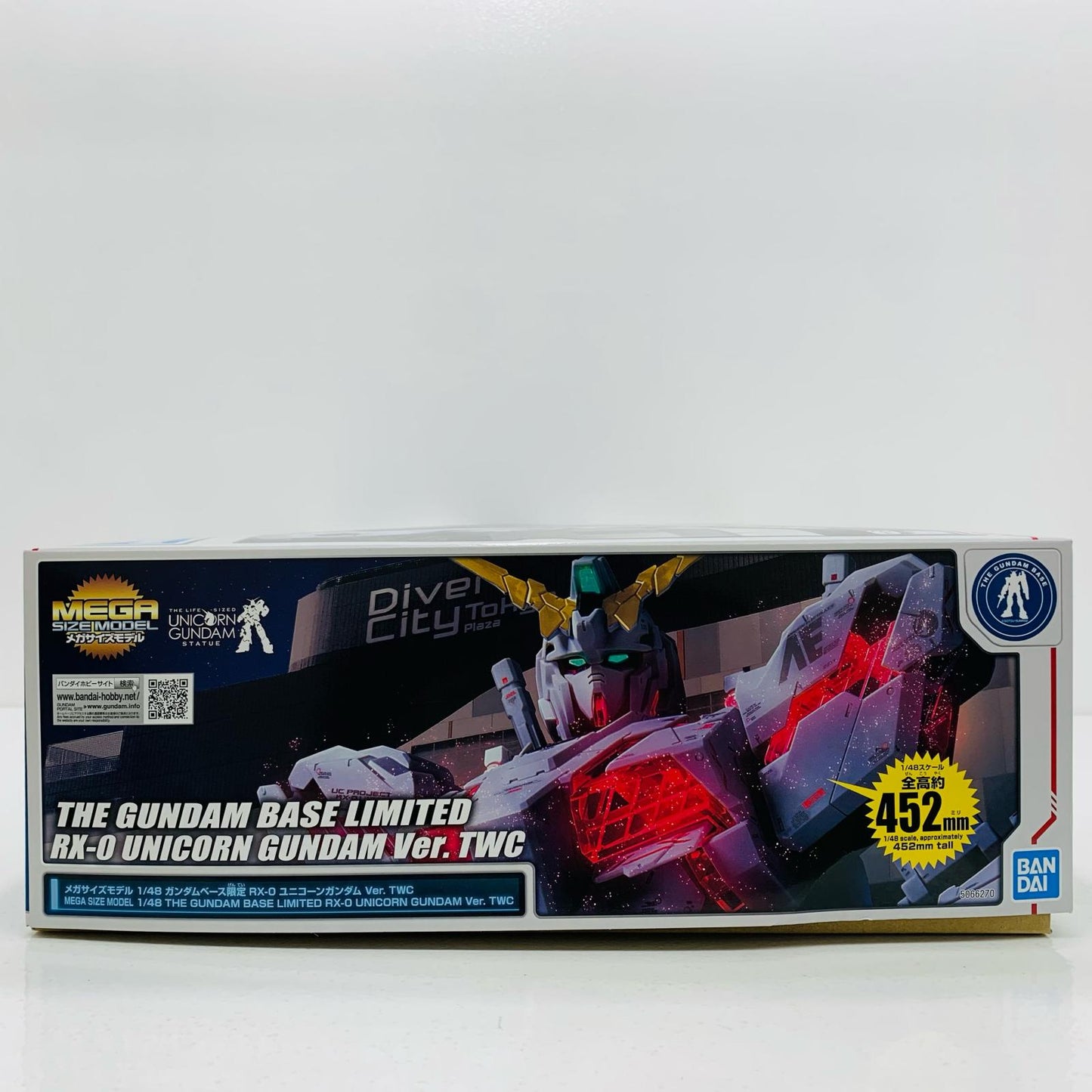 1/48 Mega Size Model RX-0 Unicorn Gundam Ver.TWC "Mobile Suit Gundam UC" Gundam Base Limited [5066270] [Figure]