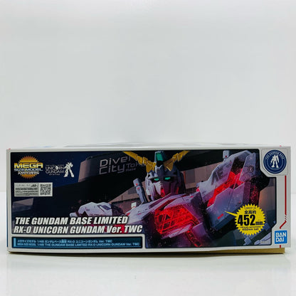 1/48 Mega Size Model RX-0 Unicorn Gundam Ver.TWC "Mobile Suit Gundam UC" Gundam Base Limited [5066270] [Figure]
